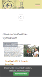 Mobile Screenshot of goethe-gymnasium-dortmund.de