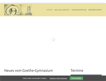 Tablet Screenshot of goethe-gymnasium-dortmund.de